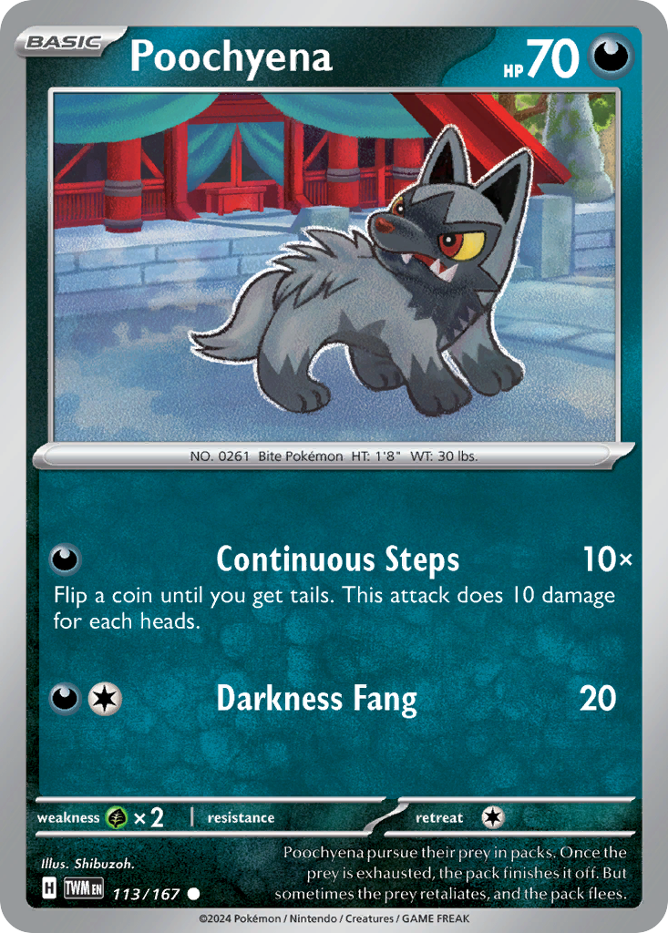 Poochyena — SV06: Twilight Masquerade #113/167