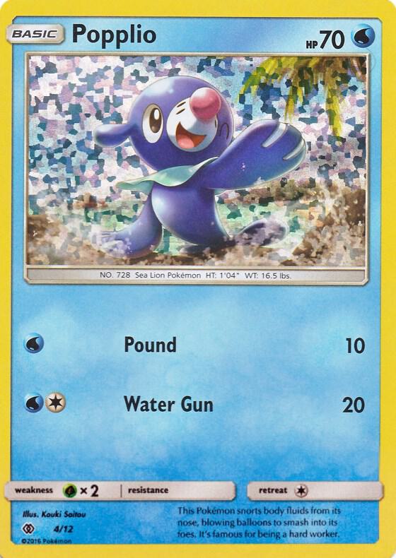 Popplio — McDonald's Promos 2017 #004/012