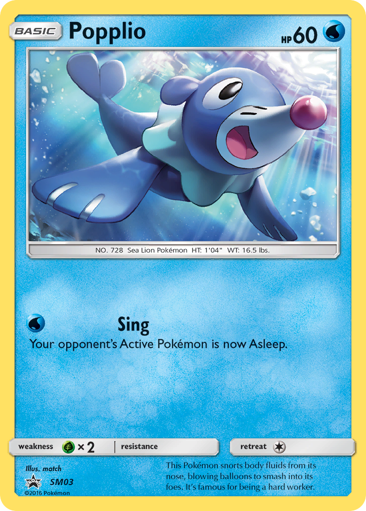 Popplio — SM Promos #SM03