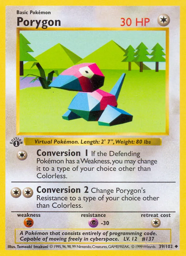 Porygon — Base Set #039/102