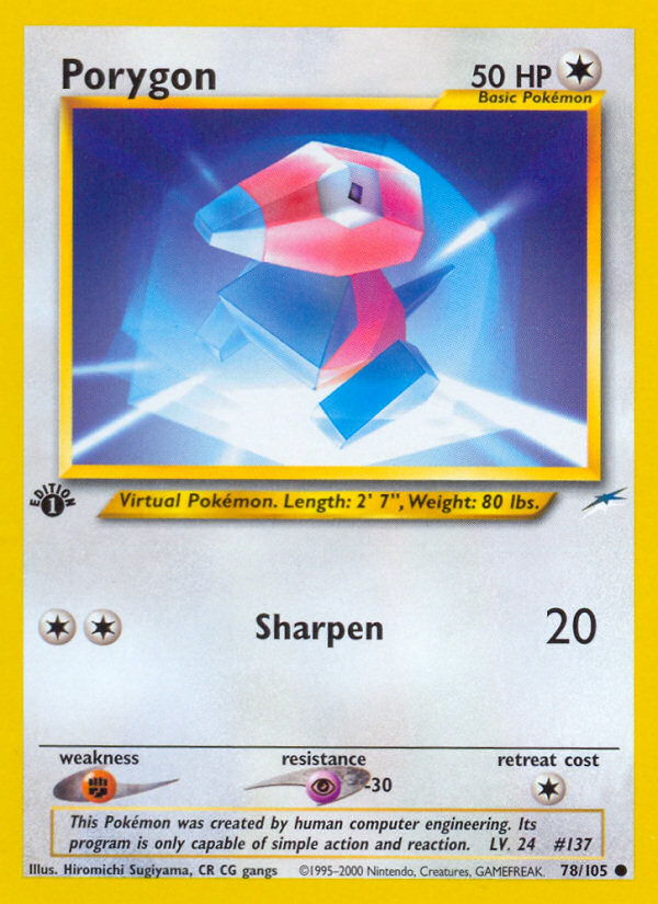 Porygon — Neo Destiny #078/105