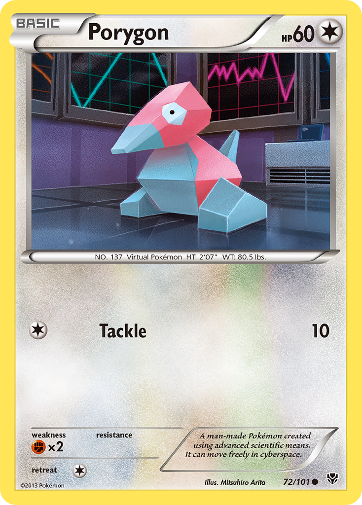Porygon — Plasma Blast #72/101