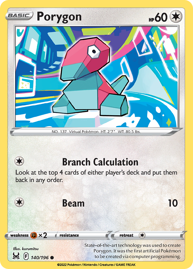 Porygon — SWSH11: Lost Origin #140/196