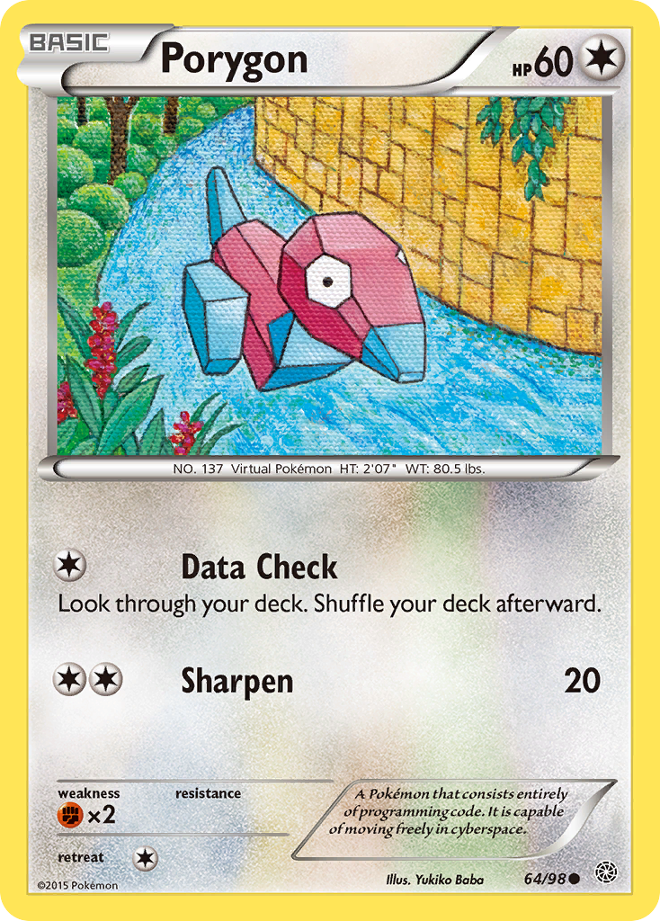 Porygon — XY - Ancient Origins #64/98