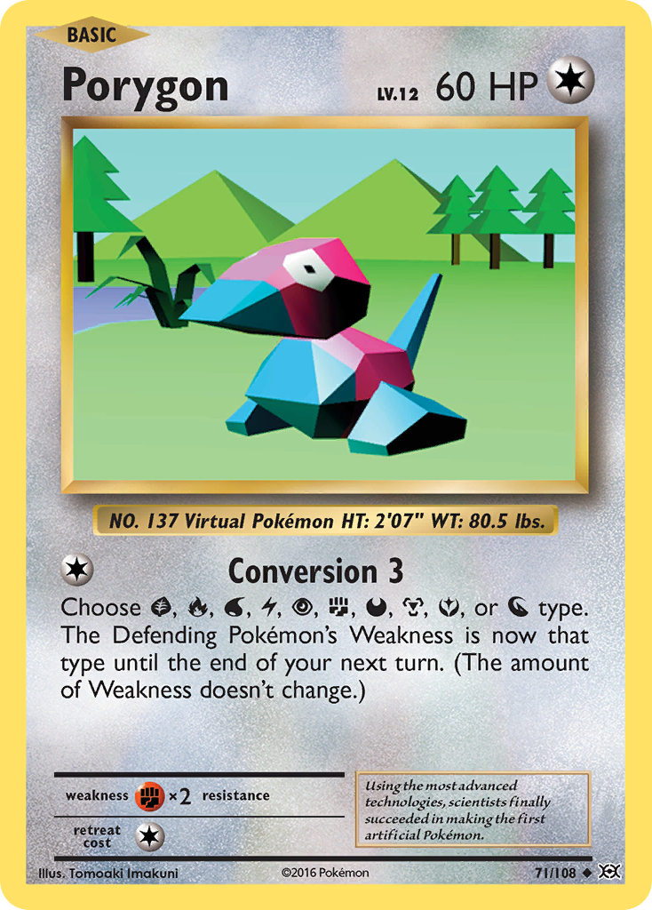 Porygon — XY - Evolutions #71/108