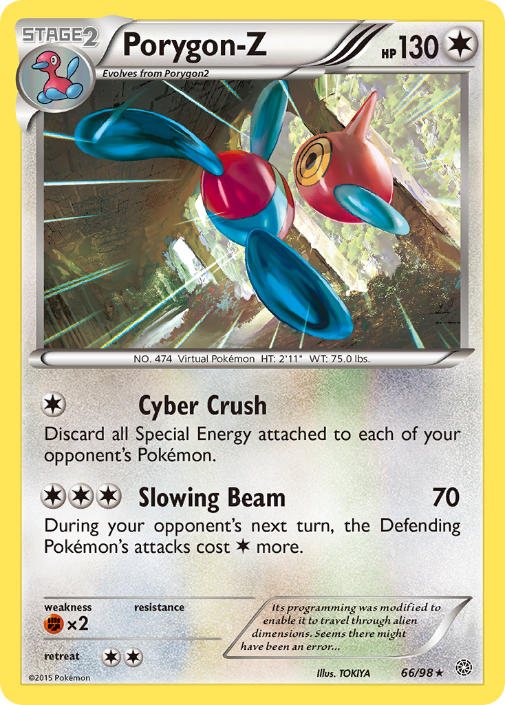 Porygon-Z (66) — XY - Ancient Origins #66/98