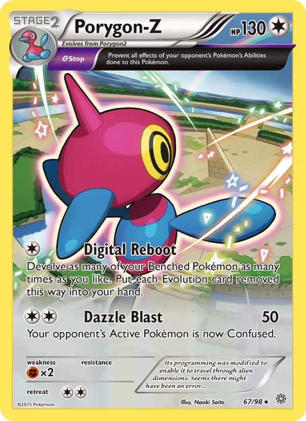 Porygon-Z (67) — XY - Ancient Origins #67/98