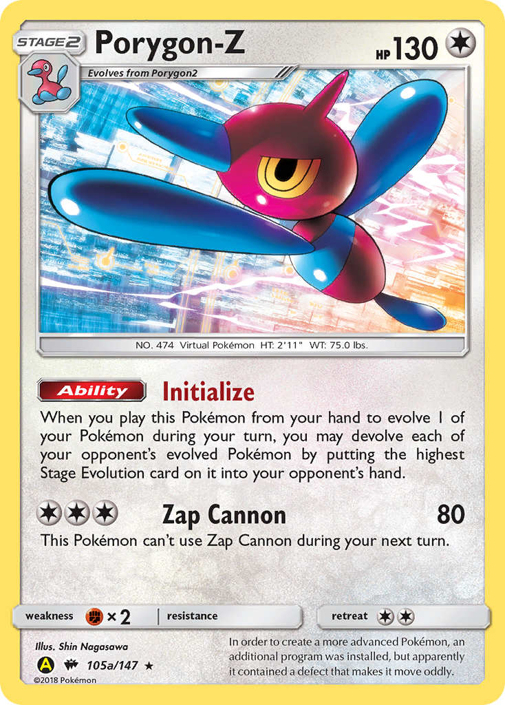 Porygon-Z — Alternate Art Promos #105a/147