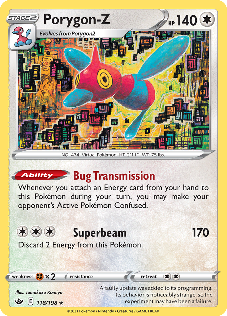 Porygon-Z — SWSH06: Chilling Reign #118/198