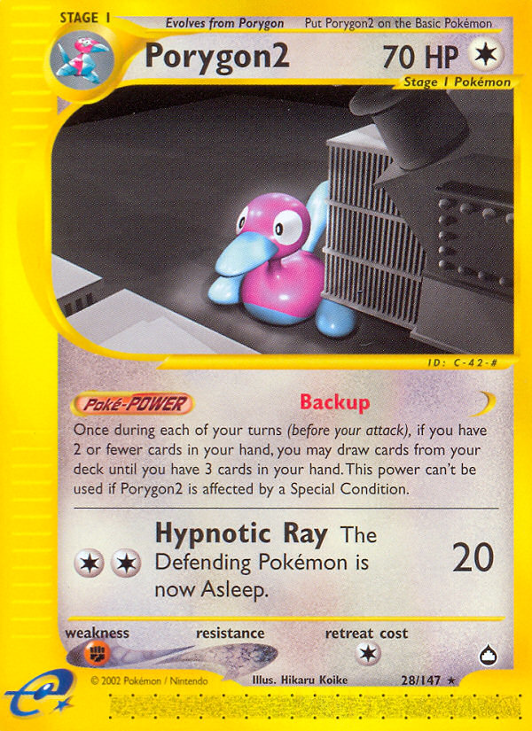Porygon2 — Aquapolis #028/147