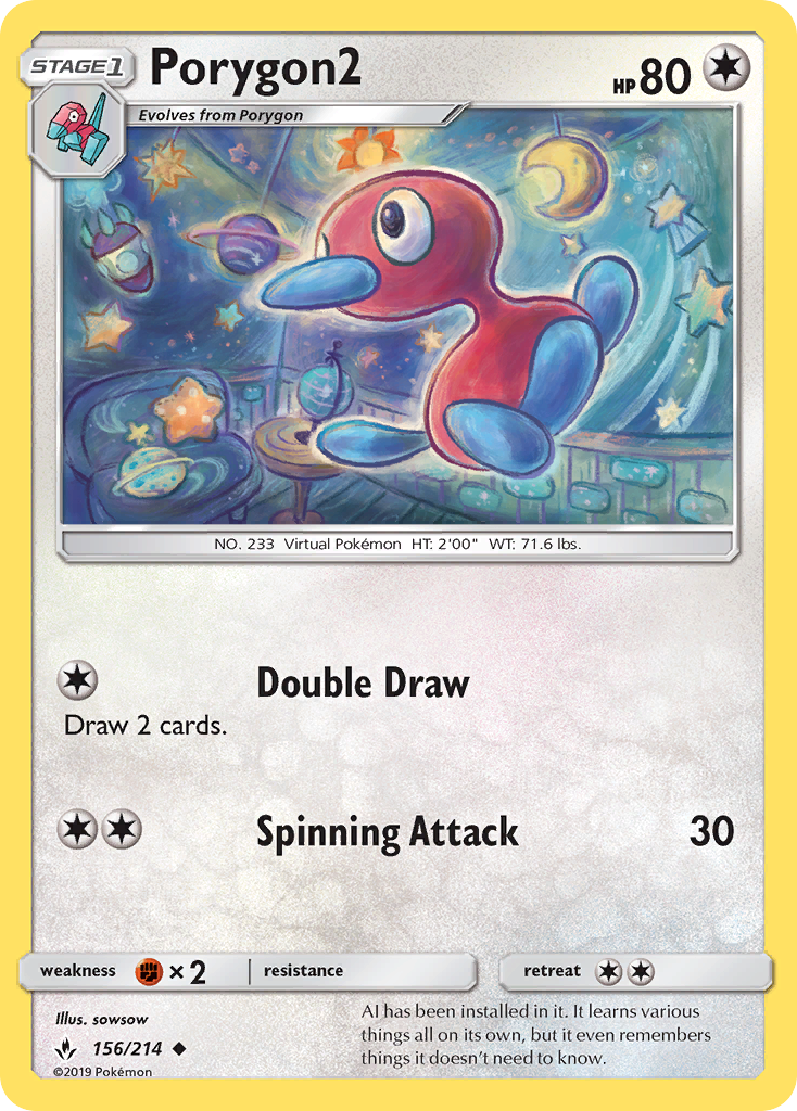 Porygon2 — SM - Unbroken Bonds #156/214