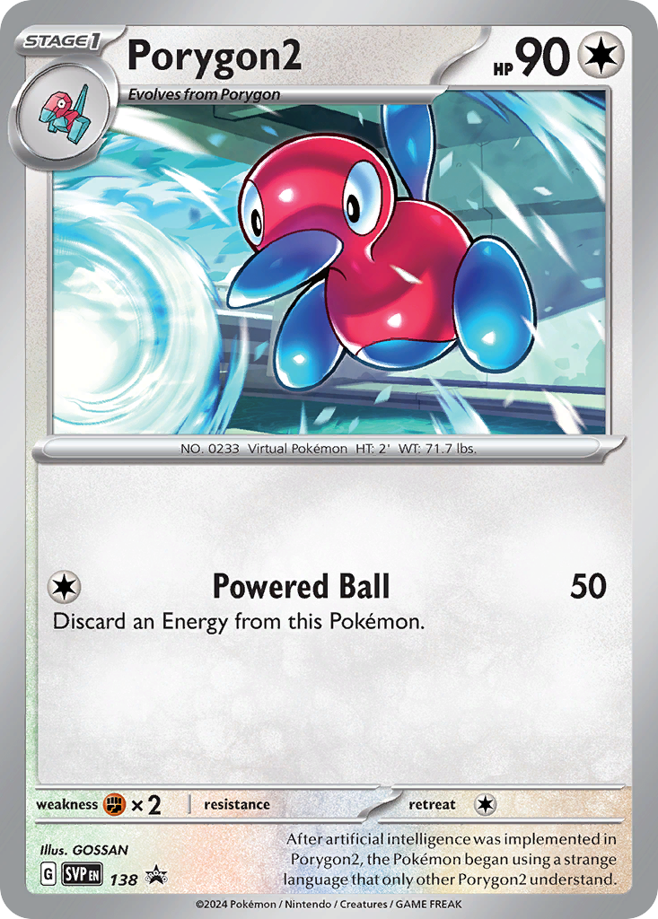 Porygon2 — SV: Scarlet & Violet Promo Cards #138