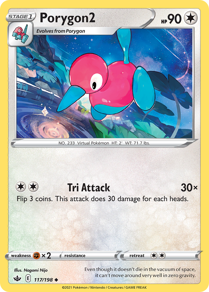 Porygon2 — SWSH06: Chilling Reign #117/198