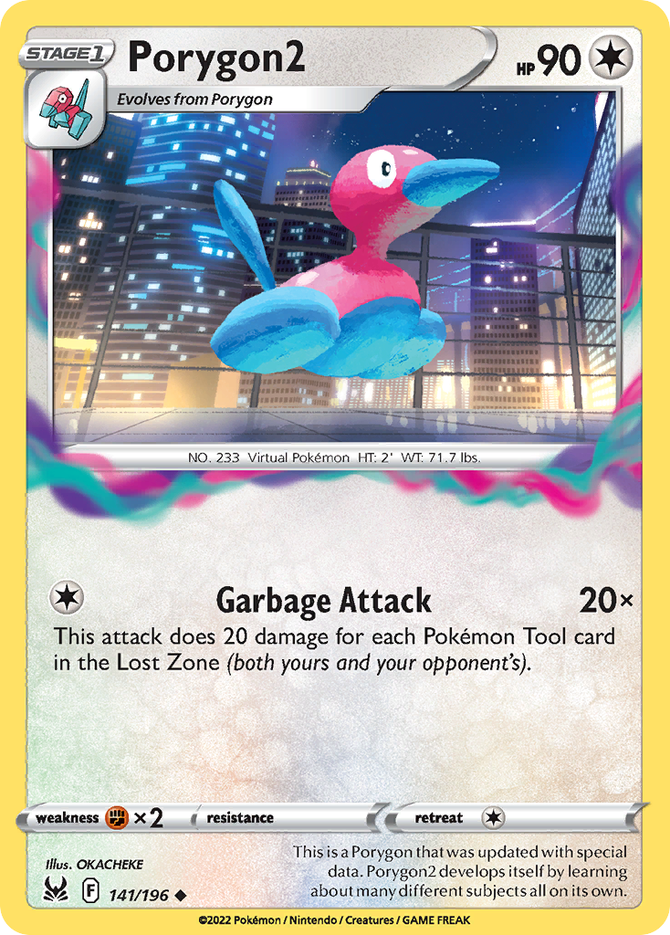 Porygon2 — SWSH11: Lost Origin #141/196