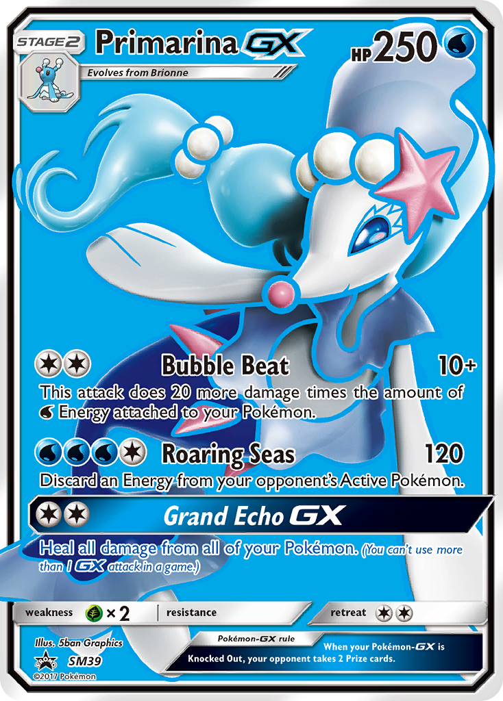 Primarina GX — Jumbo Cards #SM39