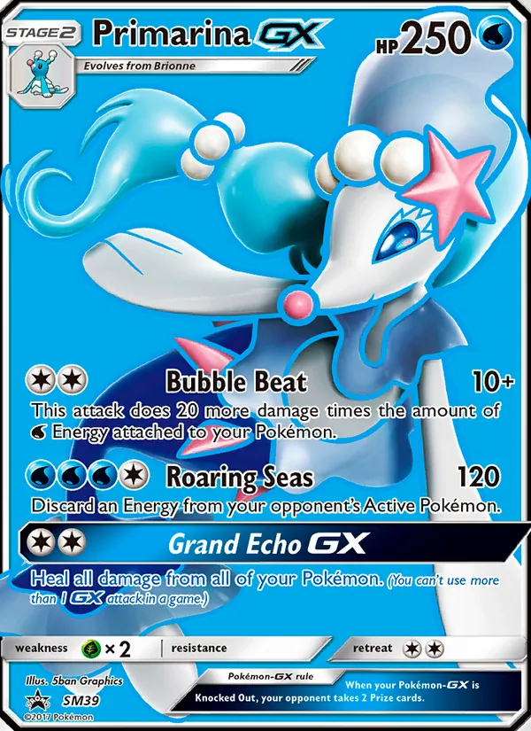 Primarina GX — SM Promos #SM39