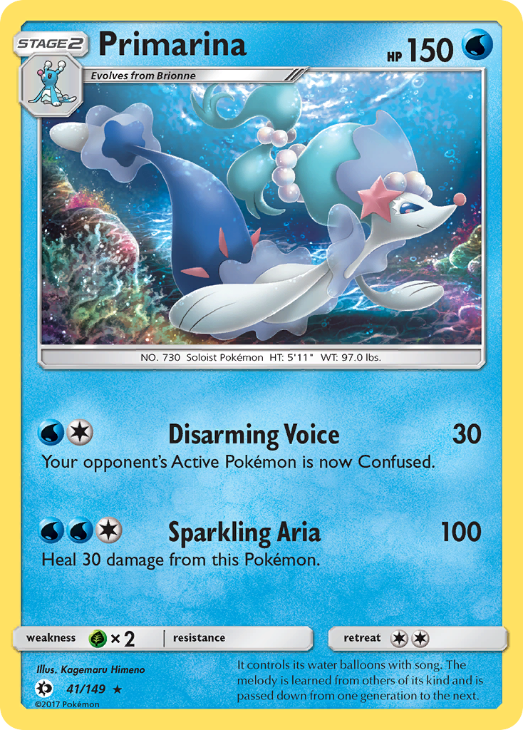 Primarina — SM Base Set #41/149