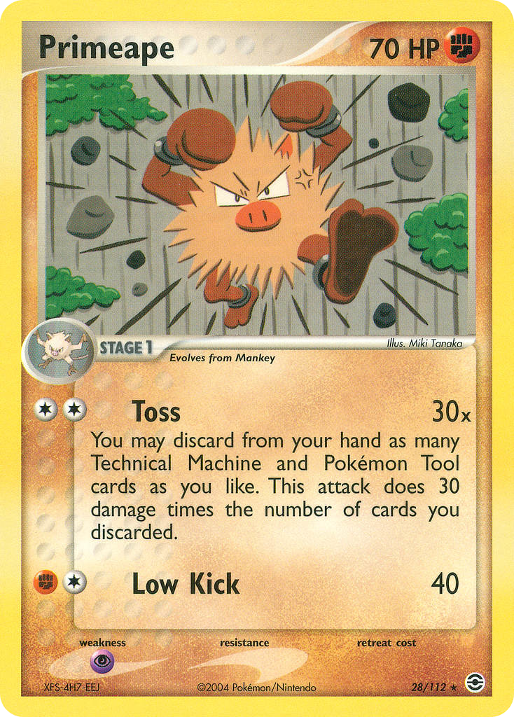 Primeape — FireRed & LeafGreen #28/112