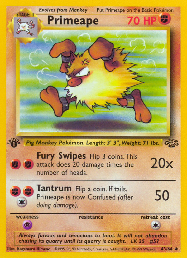 Primeape — Jungle #43/64