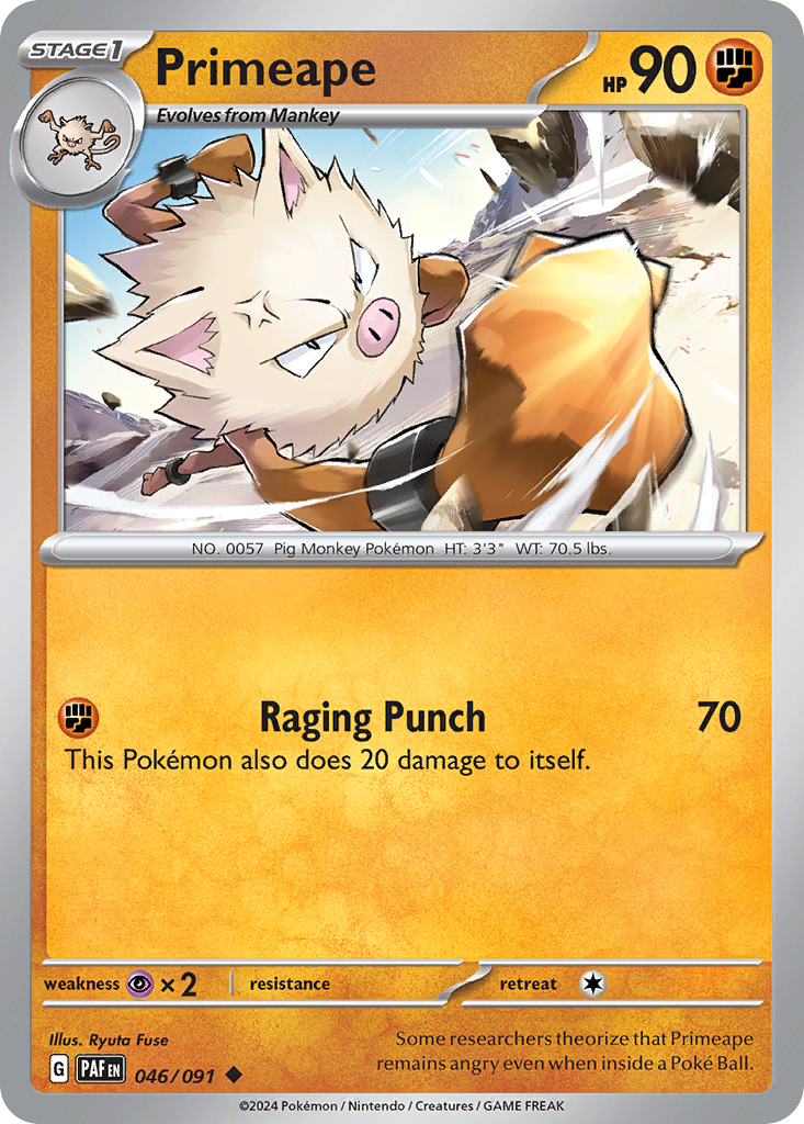 Primeape — SV: Paldean Fates #046/091