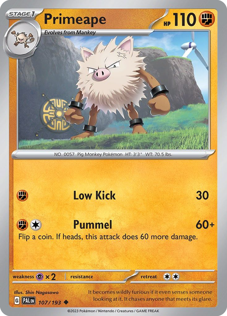 Primeape — SV02: Paldea Evolved #107/193