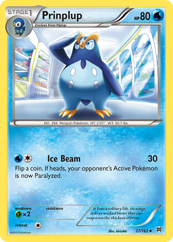 Prinplup — XY - BREAKthrough #37/162