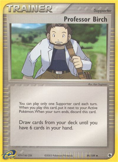 Professor Birch — Ruby and Sapphire #89/109