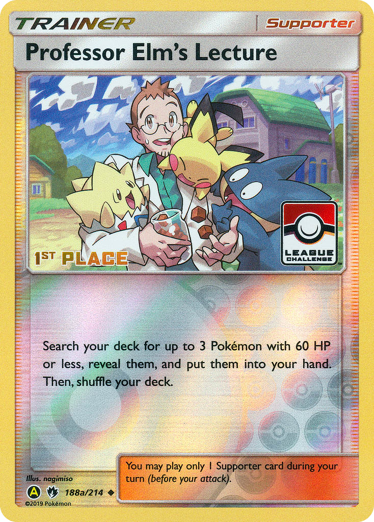 Professor Elm's Lecture — League & Championship Cards #188a/214