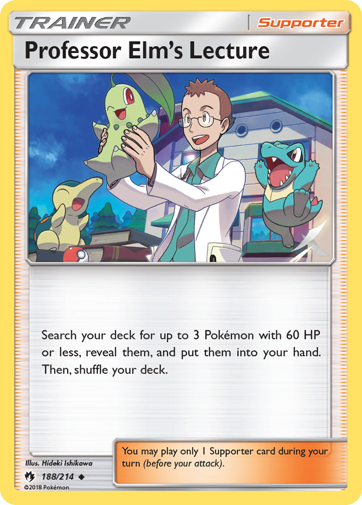 Professor Elm's Lecture — SM - Lost Thunder #188/214