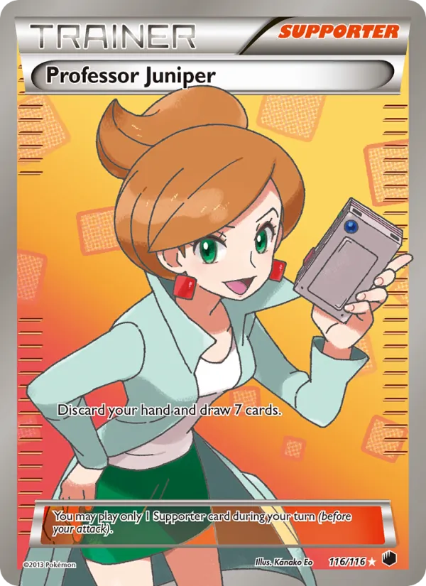 Professor Juniper (116 Full Art) — Plasma Freeze #116/116