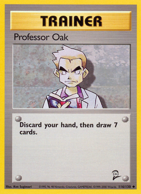Professor Oak — Base Set 2 #116/130