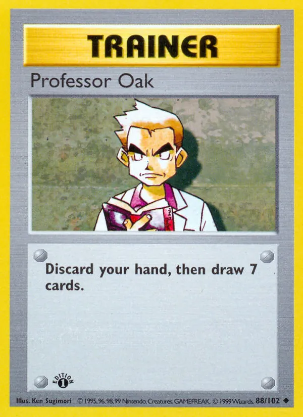 Professor Oak — Base Set #088/102