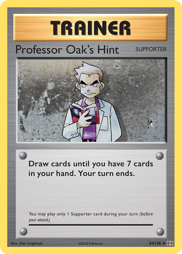 Professor Oak's Hint — XY - Evolutions #84/108