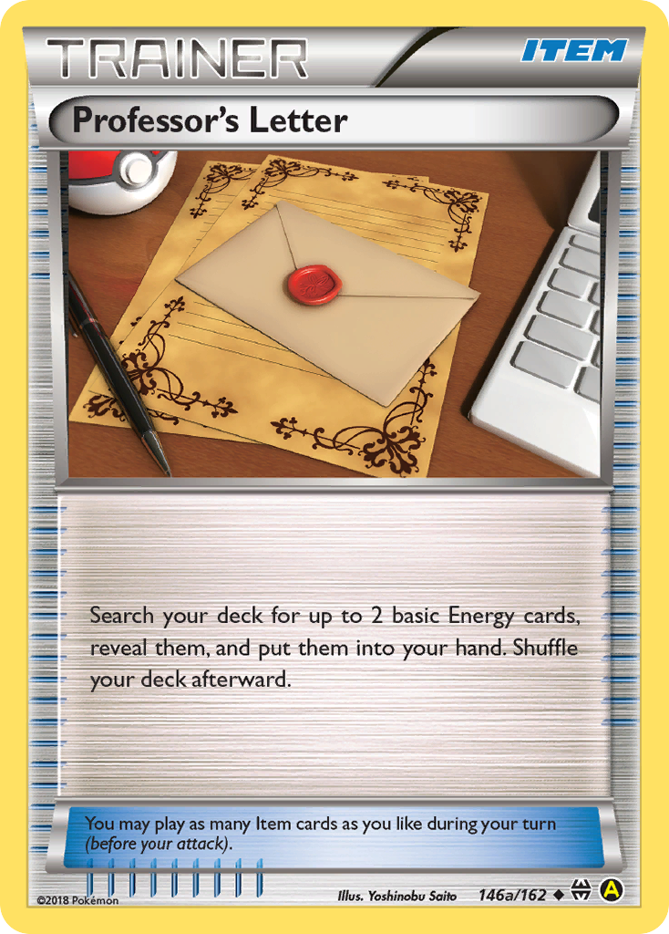 Professor's Letter — Alternate Art Promos #146a/162