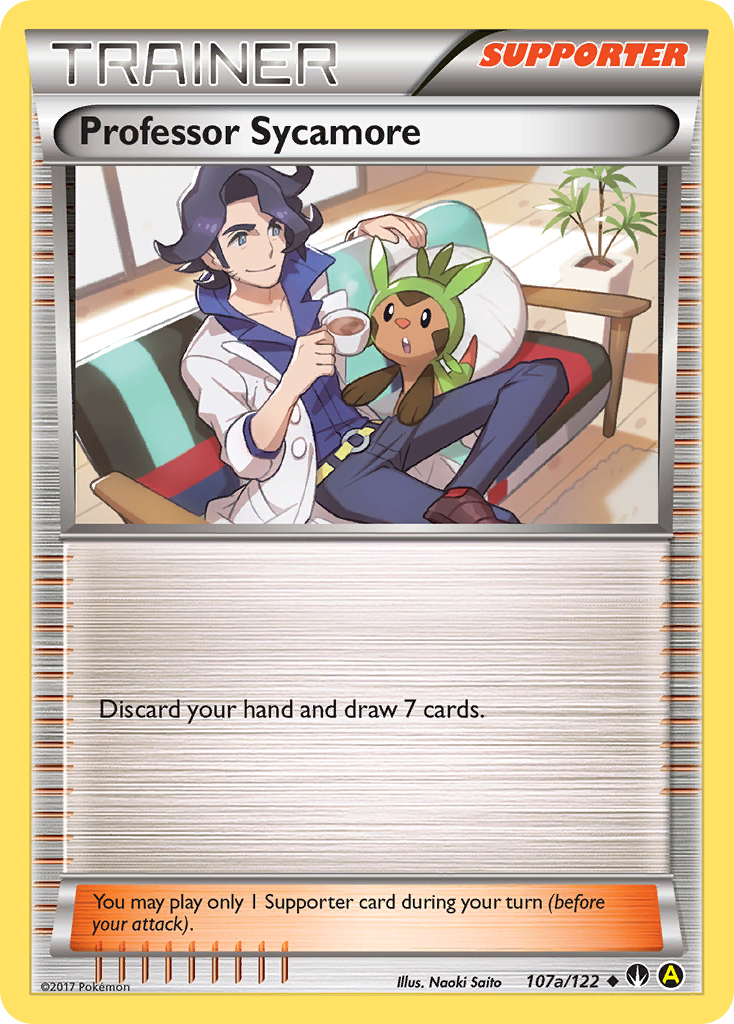 Professor Sycamore — Alternate Art Promos #107a/122
