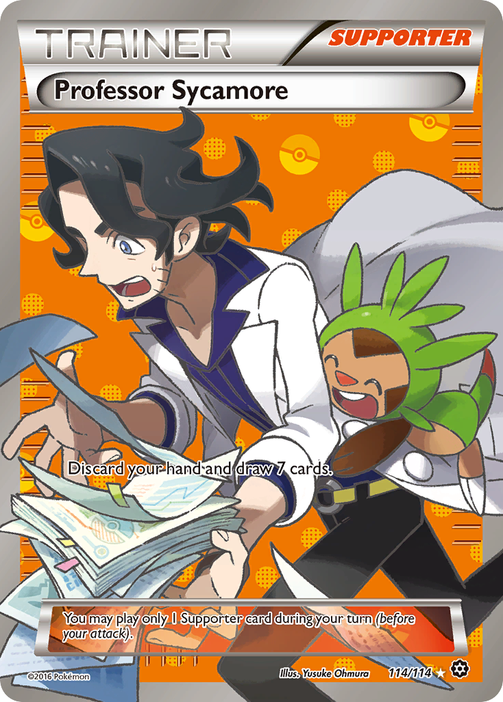 Professor Sycamore — XY - Steam Siege #114/114