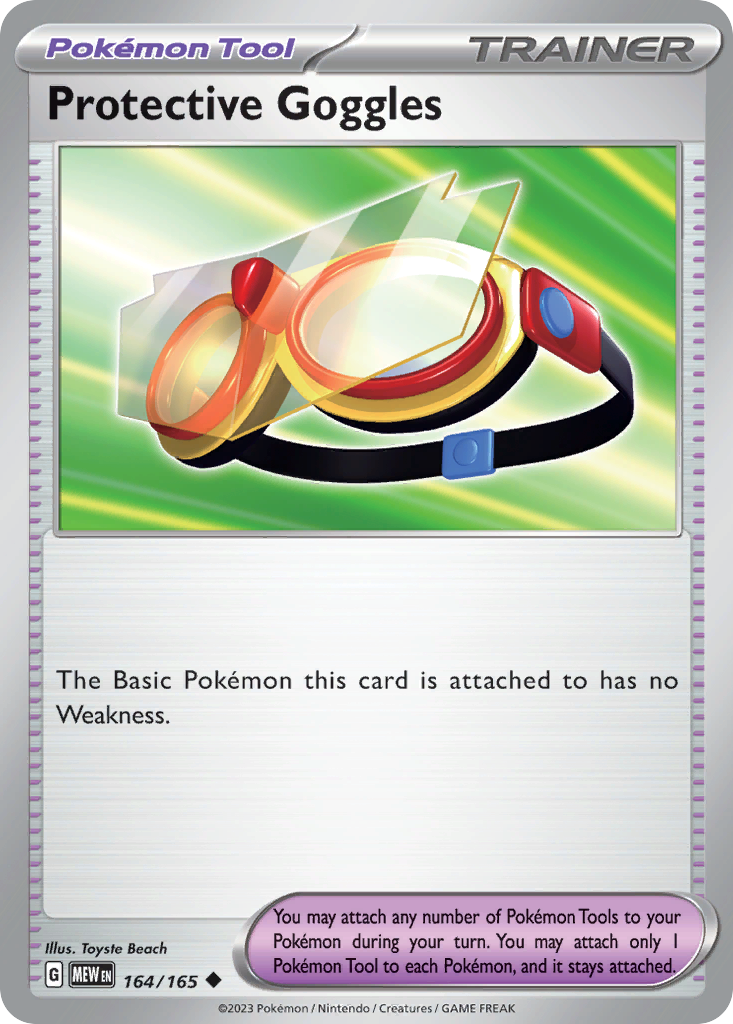 Protective Goggles — SV: Scarlet & Violet 151 #164/165