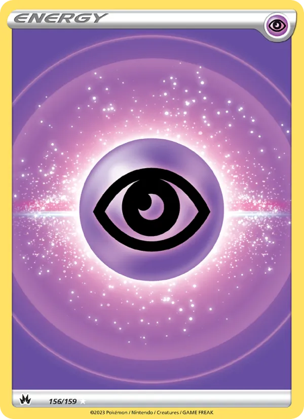 Psychic Energy (Texture Full Art) — SWSH: Crown Zenith #156/159