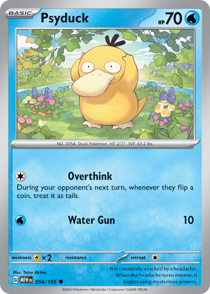 Psyduck — SV: Scarlet & Violet 151 #054/165