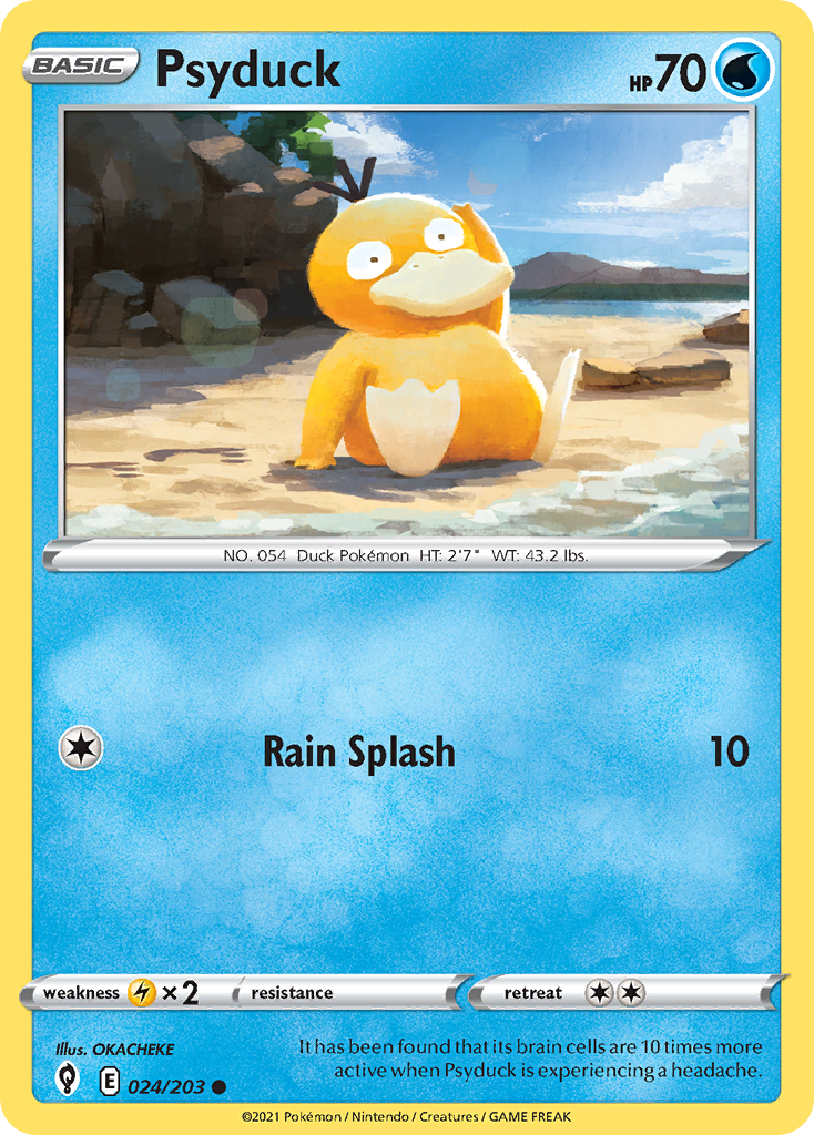 Psyduck — SWSH07: Evolving Skies #024/203