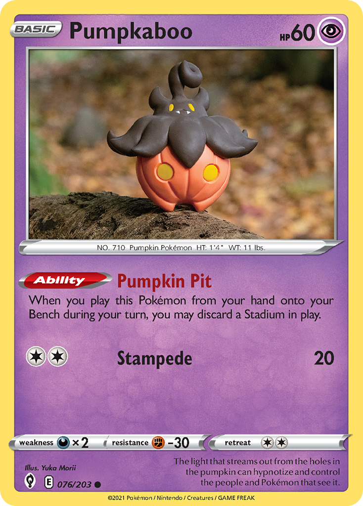 Pumpkaboo — Trick or Trade BOOster Bundle #076/203