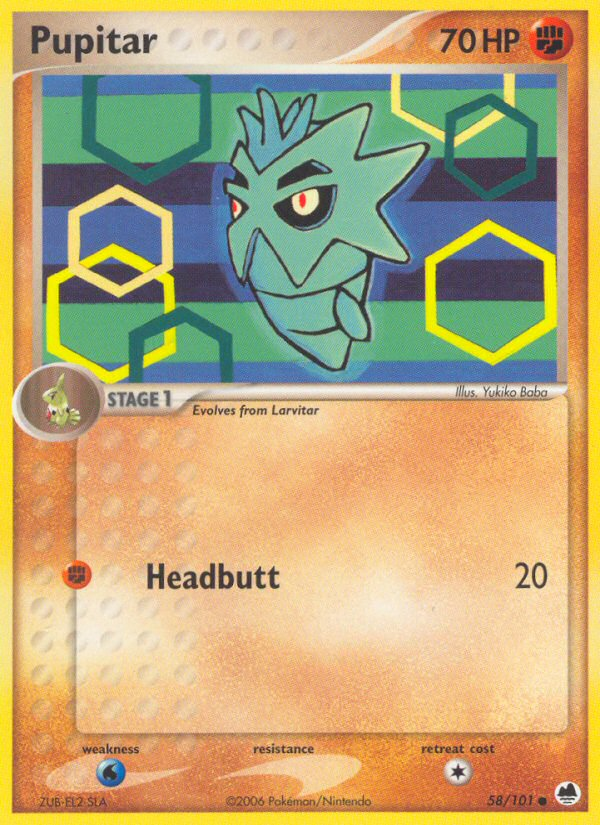 Pupitar — Dragon Frontiers #58/101