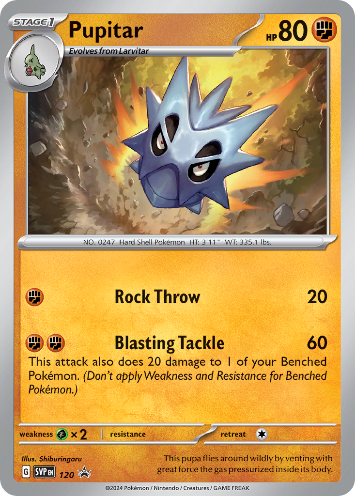 Pupitar — SV: Scarlet & Violet Promo Cards #120