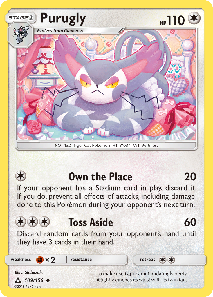 Purugly — SM - Ultra Prism #109/156