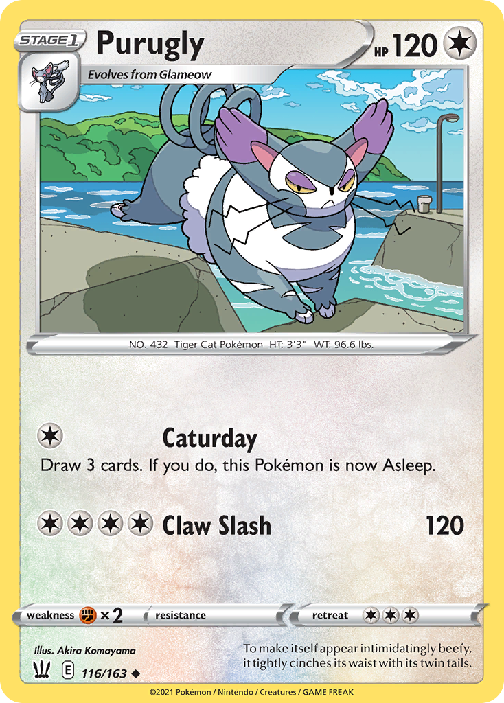 Purugly — SWSH05: Battle Styles #116/163