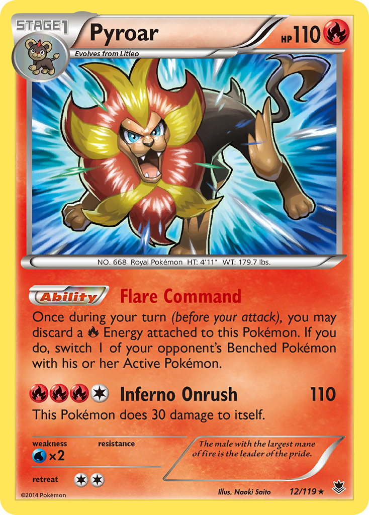 Pyroar — Blister Exclusives #012/119