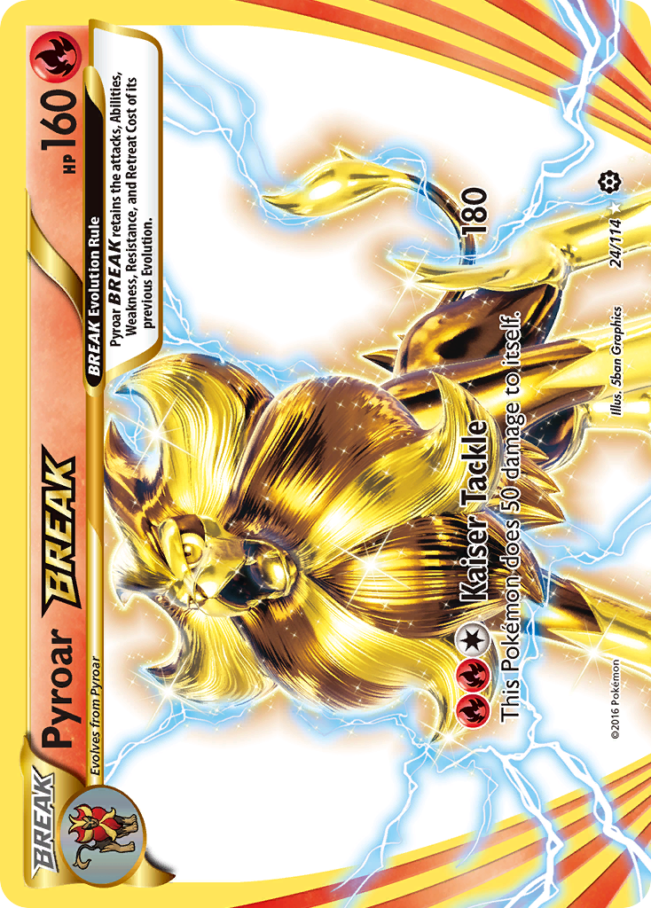 Pyroar BREAK — XY - Steam Siege #24/114