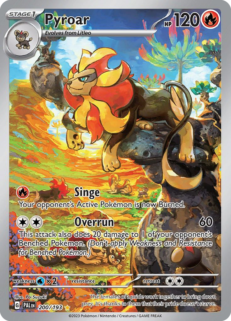 Pyroar — SV02: Paldea Evolved #200/193