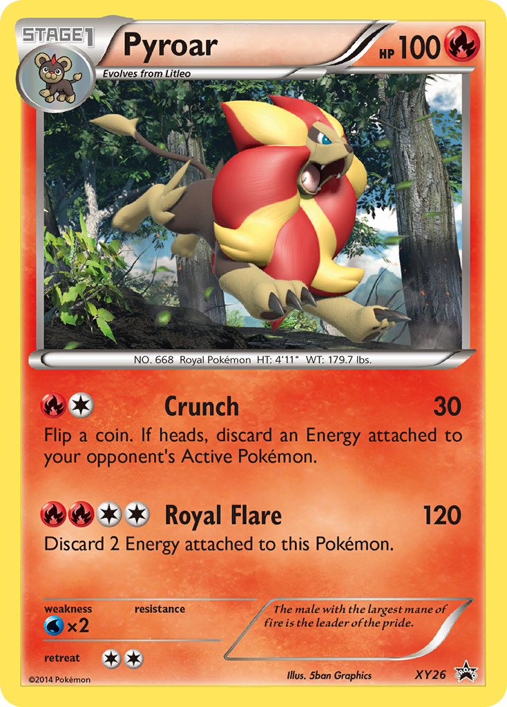 Pyroar — XY Promos #XY26