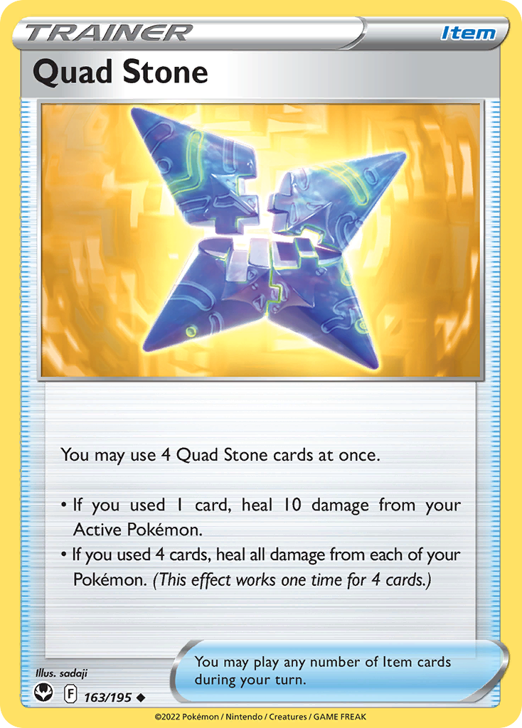 Quad Stone — SWSH12: Silver Tempest #163/195